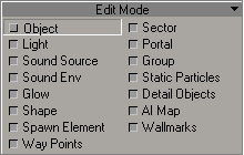 Edit mode - object