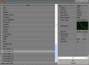 Sound Editor pop-up window example.